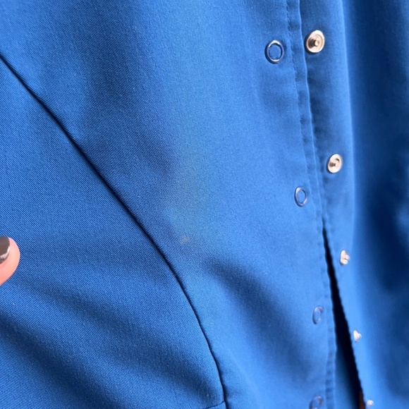 Grey's Anatomy Royal Blue Scrub Jacket Size Small - Picture 3 of 3